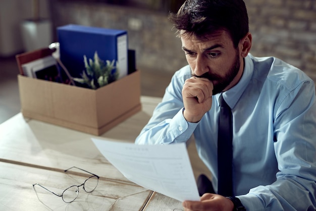 Reviewing paperwork after a loan setback